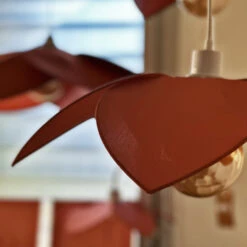 Suspension Fleur Rouille D58cm Avec Monture -Décoration Intérieur suspension fleur rouille d58cm avec monture 3