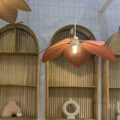 Suspension Fleur Rouille D58cm Avec Monture -Décoration Intérieur suspension fleur rouille d58cm avec monture 4