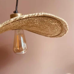 Suspension Flower En Herbier Naturel Avec Monture Dorée - 3 Tailles -Décoration Intérieur suspension flower en herbier naturel avec monture doree 3 tailles 3