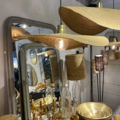 Suspension Flower En Herbier Naturel Avec Monture Dorée - 3 Tailles -Décoration Intérieur suspension flower en herbier naturel avec monture doree 3 tailles 6