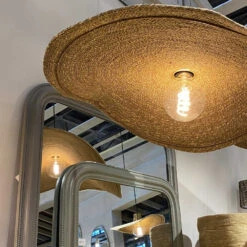 Suspension Flower En Herbier Naturel Avec Monture Dorée - 3 Tailles -Décoration Intérieur suspension flower en herbier naturel avec monture doree 3 tailles 9