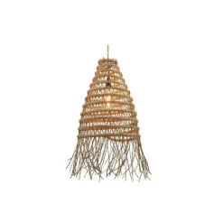 Abat Jour Pour Luminaire Forme Allongée En Branches De Palmier Dattier 9 Abat Jour Pour Luminaire Forme Allongée En Branches De Palmier Dattier -Décoration Intérieur suspension forme allongee en branches de palmier dattier 4