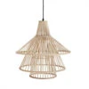 Suspension Forme évasée En Bambou - Madam Stoltz