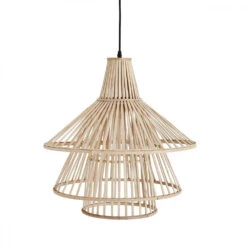Suspension Forme évasée En Bambou - Madam Stoltz