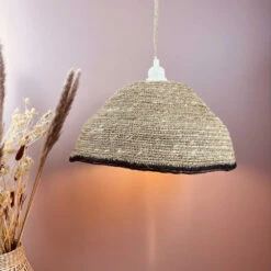 Abat Jour Pour Suspension Jonc De Mer - Opjet Paris