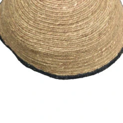 Abat Jour Pour Suspension Jonc De Mer - Opjet Paris -Décoration Intérieur suspension jonc de mer avec lisere noir opjet paris 3