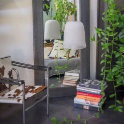 Suspension Forme Jupe Tissée Et Toute équipée - Coloris Blanc -Décoration Intérieur suspension jupe tissee coloris blanc 5