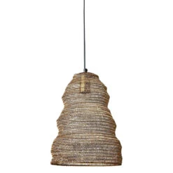 Suspension Maille Métal Coloris Doré - Toute équipée -Décoration Intérieur suspension maille metal doree toute equipee 2