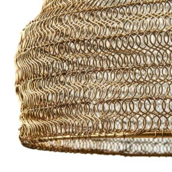 Suspension Maille Métal Coloris Doré - Toute équipée -Décoration Intérieur suspension maille metal doree toute equipee 3