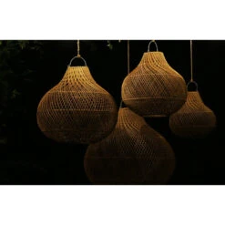 Abat Jour Pour Lampe En Rotin De Bali Coloris Naturel Faite à La Main 11 Abat Jour Pour Lampe En Rotin De Bali Coloris Naturel Faite à La Main -Décoration Intérieur suspension rotin l coloris naturel d 40 cm 2